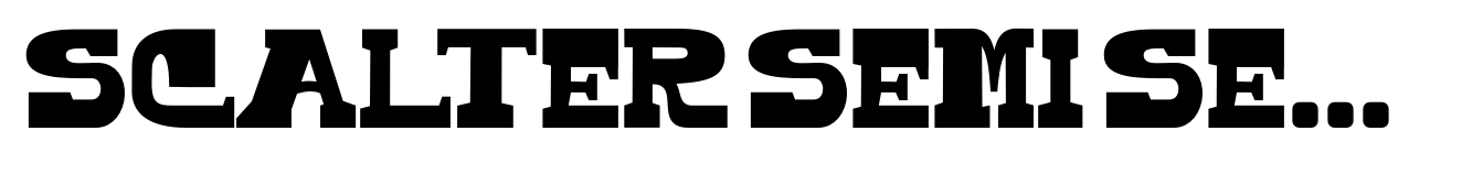 Scalter Semi Serif